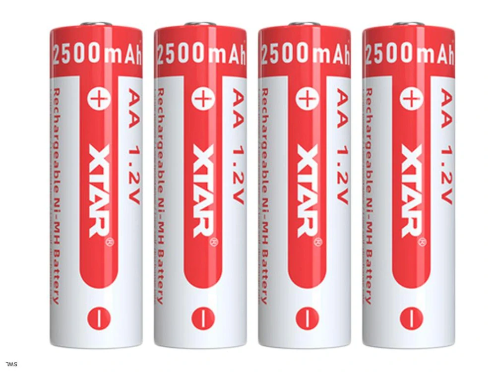 XTAR AA Mignon LR6 NIMH Akku 2500mAh 1,2V
