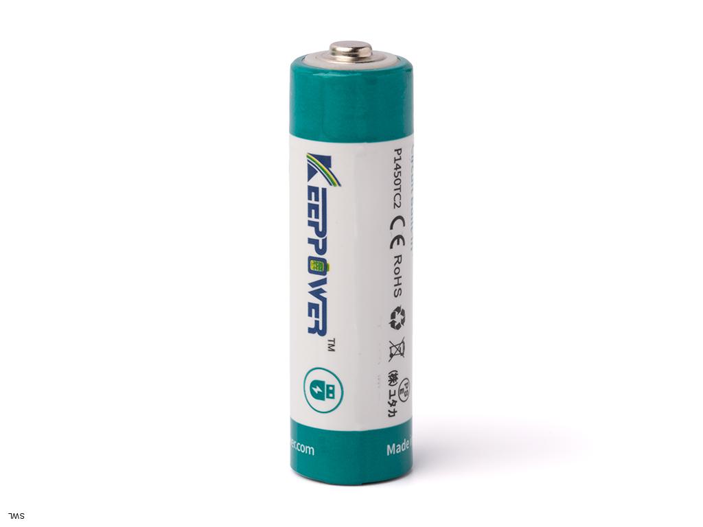 Keeppower AA 1,5 V USB-C Li ion 3100 mAh 4650mWh
