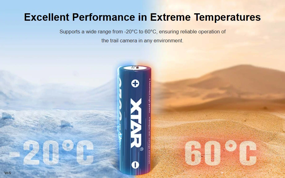 Xtar AA CLR Li ion 1.5V 2700mAh, 4300mWh
