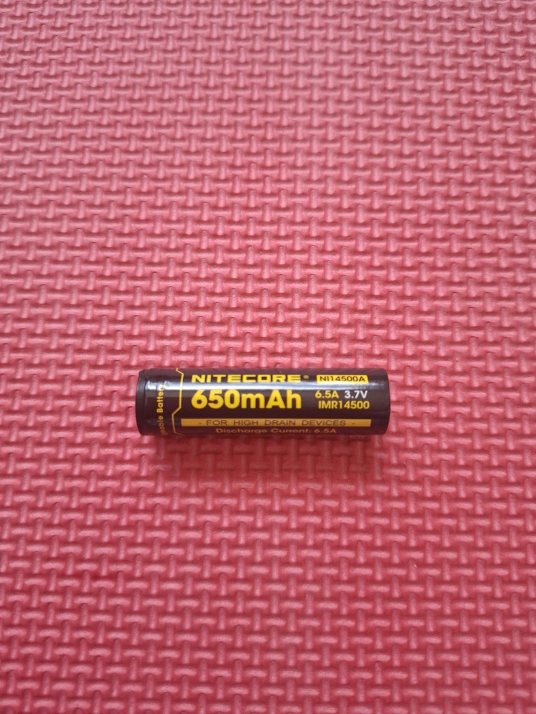 Nitecore IMR 14500 - 650mAh 3.6V - 3.7V li ion