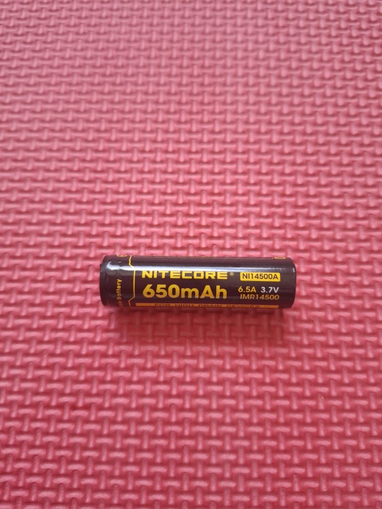 Nitecore IMR 14500 - 650mAh 3.6V - 3.7V li ion