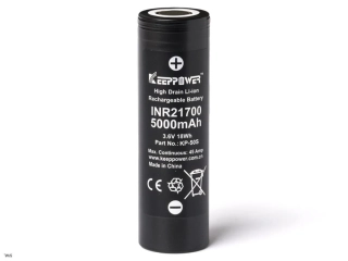 Keeppower INR21700 - 5000mAh, 3,6V - 3,7V KP-50S Li-ion Akku High Drain (Samsung 50S) 45A*