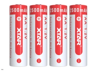 XTAR AA Mignon LR6 NIMH Akku 2500mAh 1,2V
