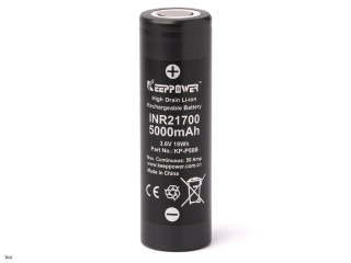  Keeppower / Molicel KP-P50B, 5000mAh 60A 3,6-3,7V Li-ion-Akku 
