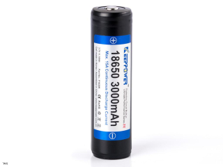Keeppower R 18650 3000mAh 3.6V - 3.7V Li-ion-Akku ochranný obvod 15A