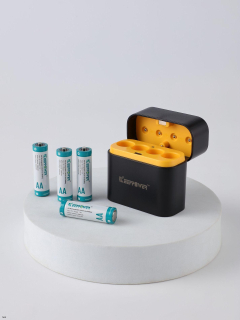 Keeppower 4x li ion 1.5V 2866mAh, 4300mWh + nabíječka