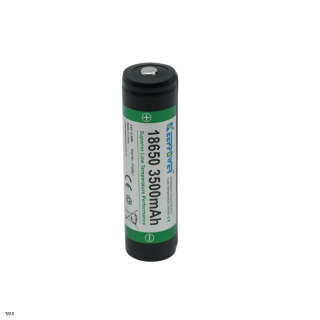 Keeppower 18650 P1835LT – 3500 mAh nízkoteplotní Li‑ion akumulátor 3.7 V, do mrazu, low temperature